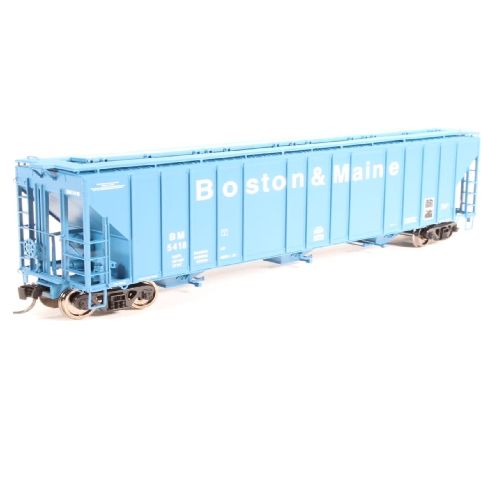 Walthers Proto 55' Evans 4780 Covered Hopper B&M #5418 (blue, white) HO