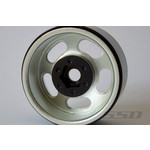 SSD RC 1.9'' STEEL SLOT BEADLOCK WHEELS SILVER 2