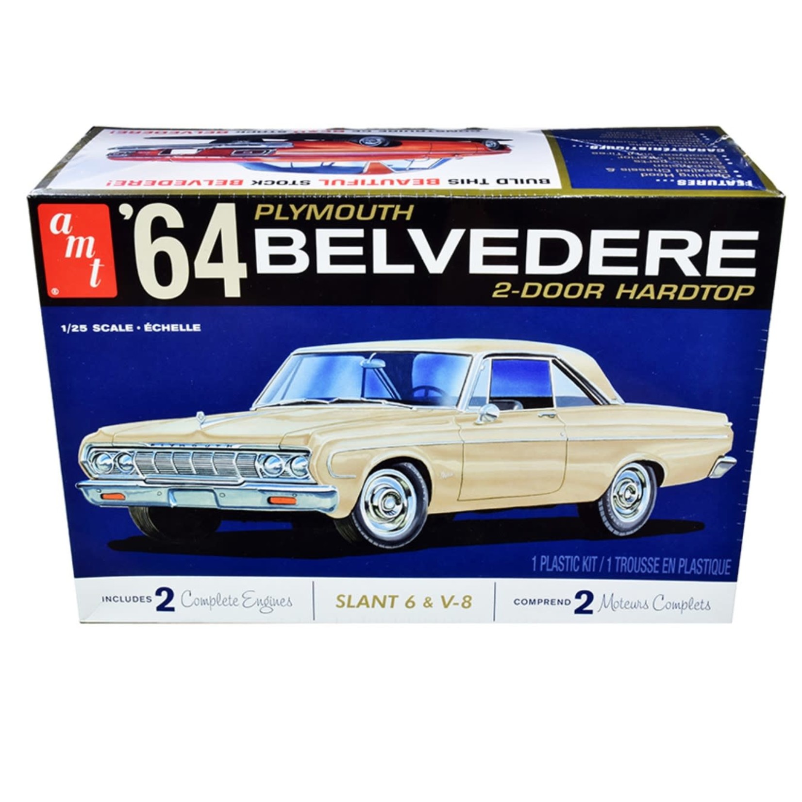 AMT 1/25 '64 Plymouth Belvedere W/ Straight 6 Engine Kit