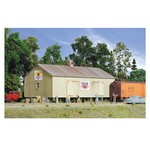 Walthers Cornerstone HO Storage Shed On Pilings Kit