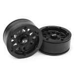 Vanquish Products 1.9 Incision Machete Bead-lock Wheels Black Plastic (2)