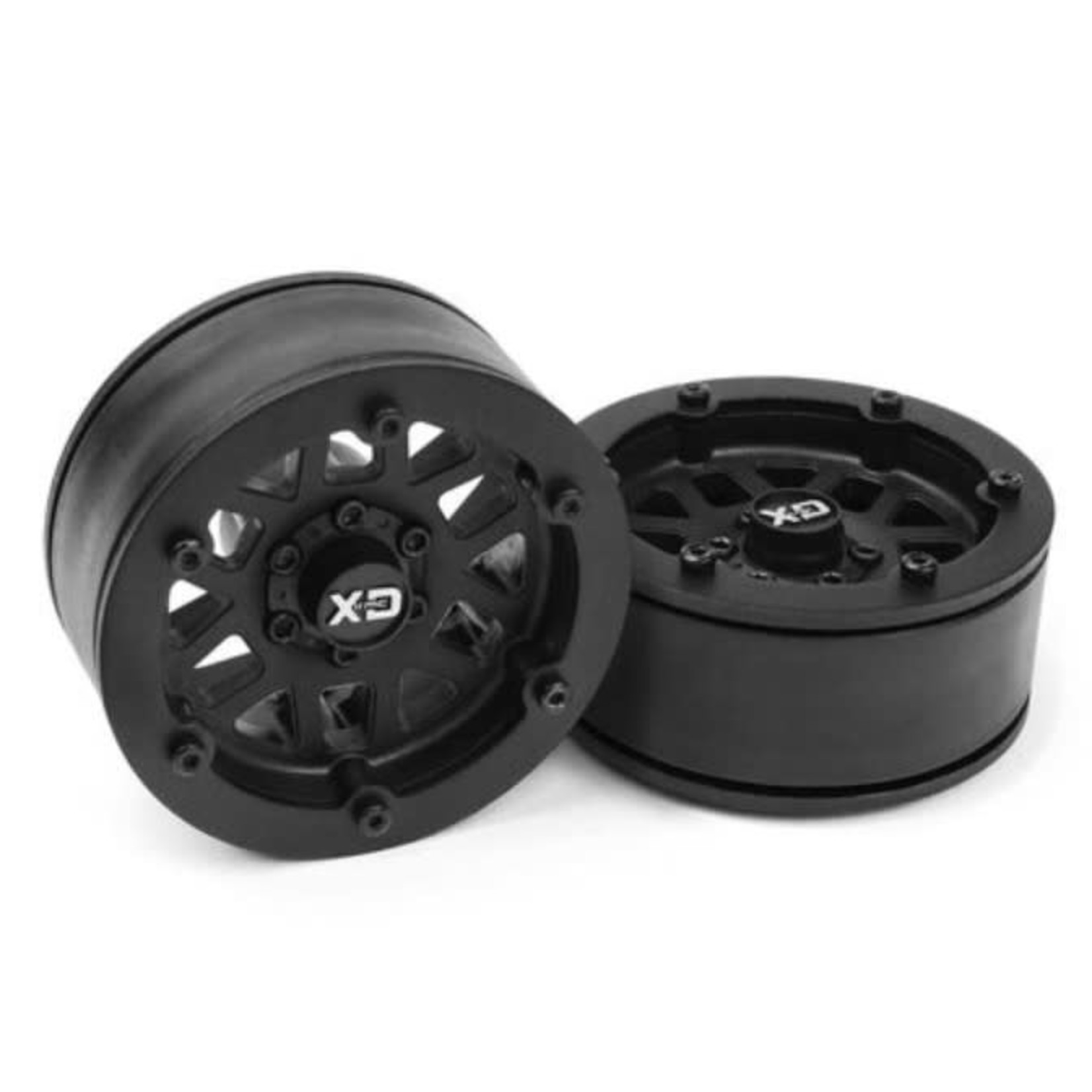 Vanquish RC 1.9 Incision Machete Bead-lock Wheels Black Plastic (2)
