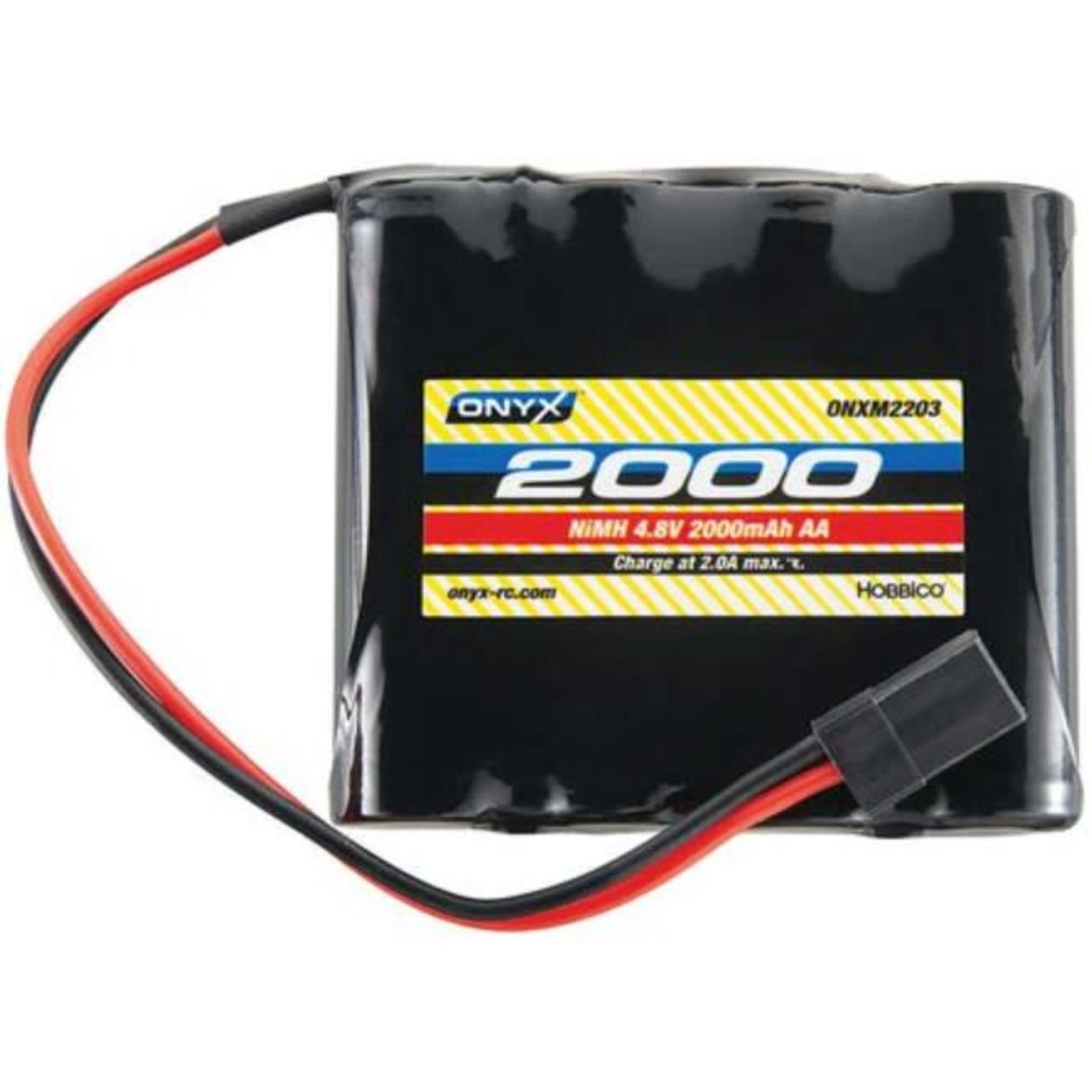 Onyx RC 4.8V 2000mah NIMH AA Flat RX battery