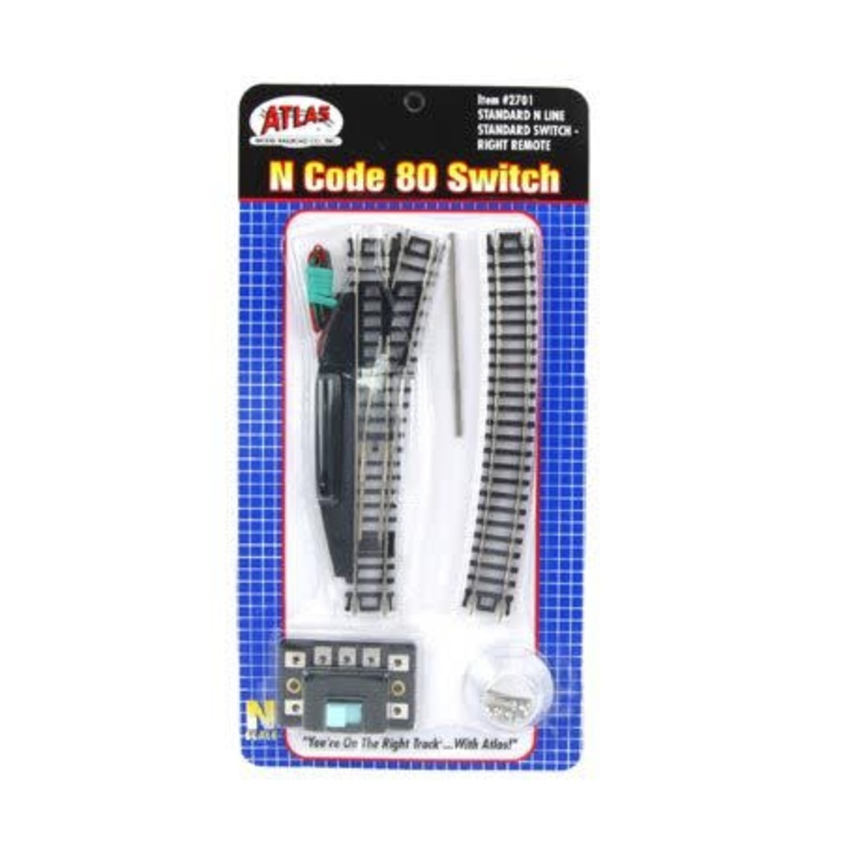 Atlas N Code 80 Remote RH Switch