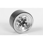 RC4WD 1.0 Stamped Steel Beadlock Wheels Chrome 6 lug (4)