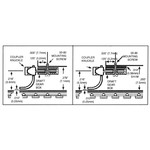 Micro Engineering COUPLERS ASSEMBLED 1015 4 N