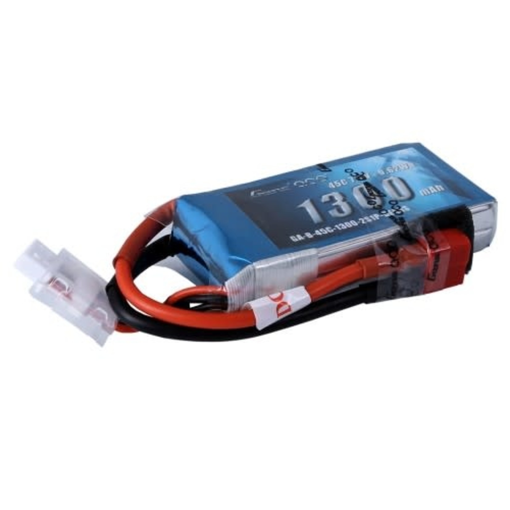 Gens Ace 7.4V 1300mAh 2s 45C LiPo Deans