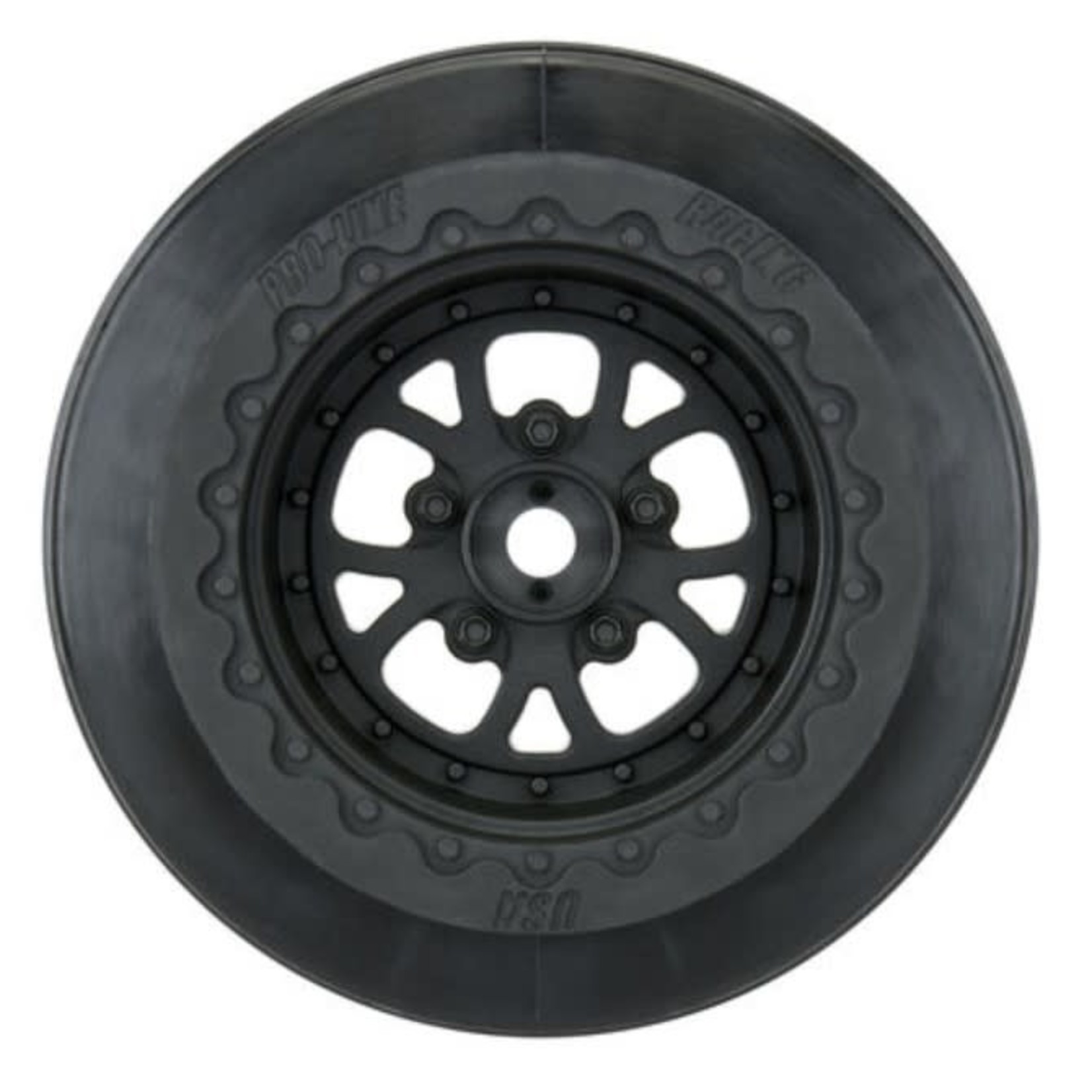 Pro-Line Racing 2.2 / 3.0 Pomona Drag Spec Wheels Black Slash Rear (2)