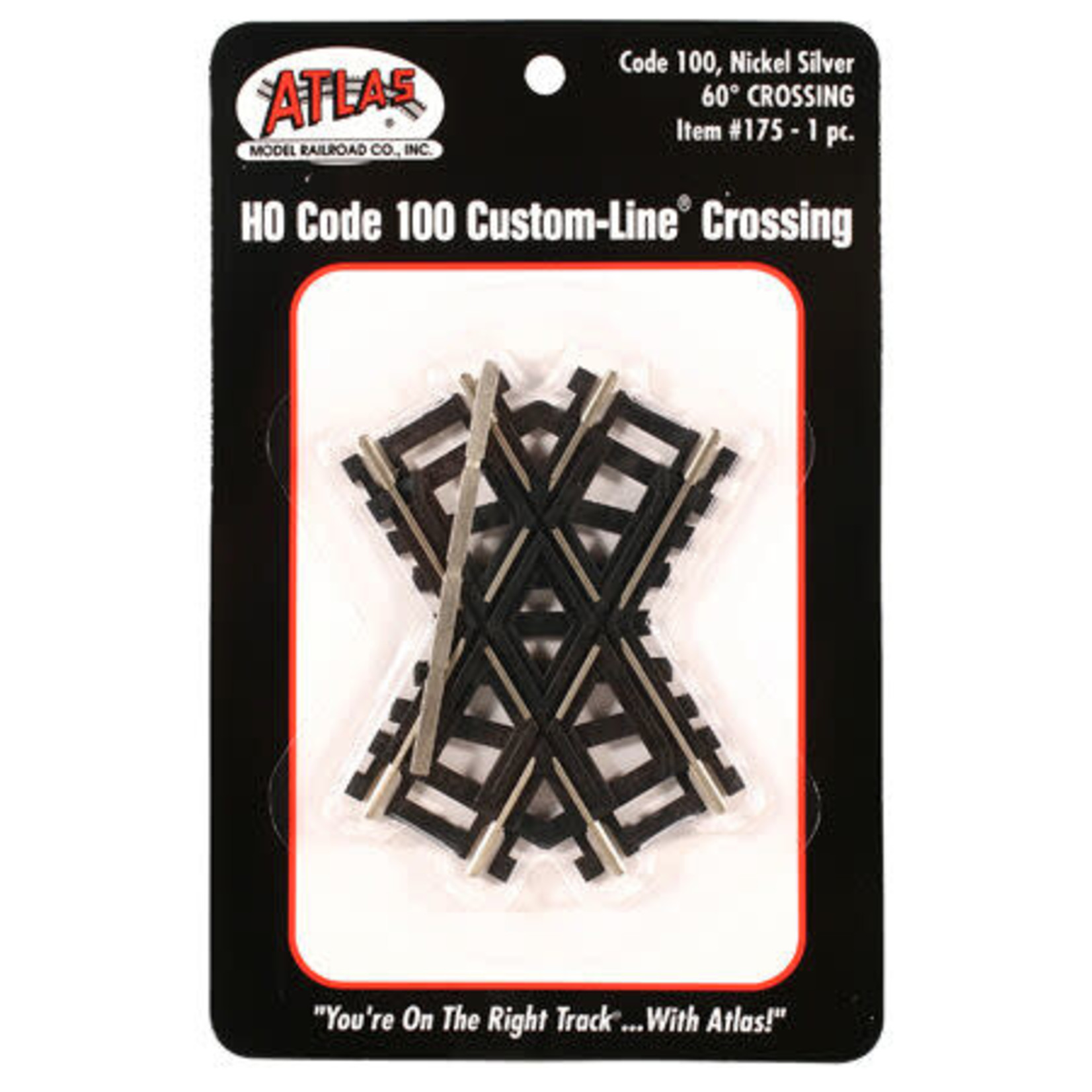 Atlas HO Code 100 60 Degree Crossing