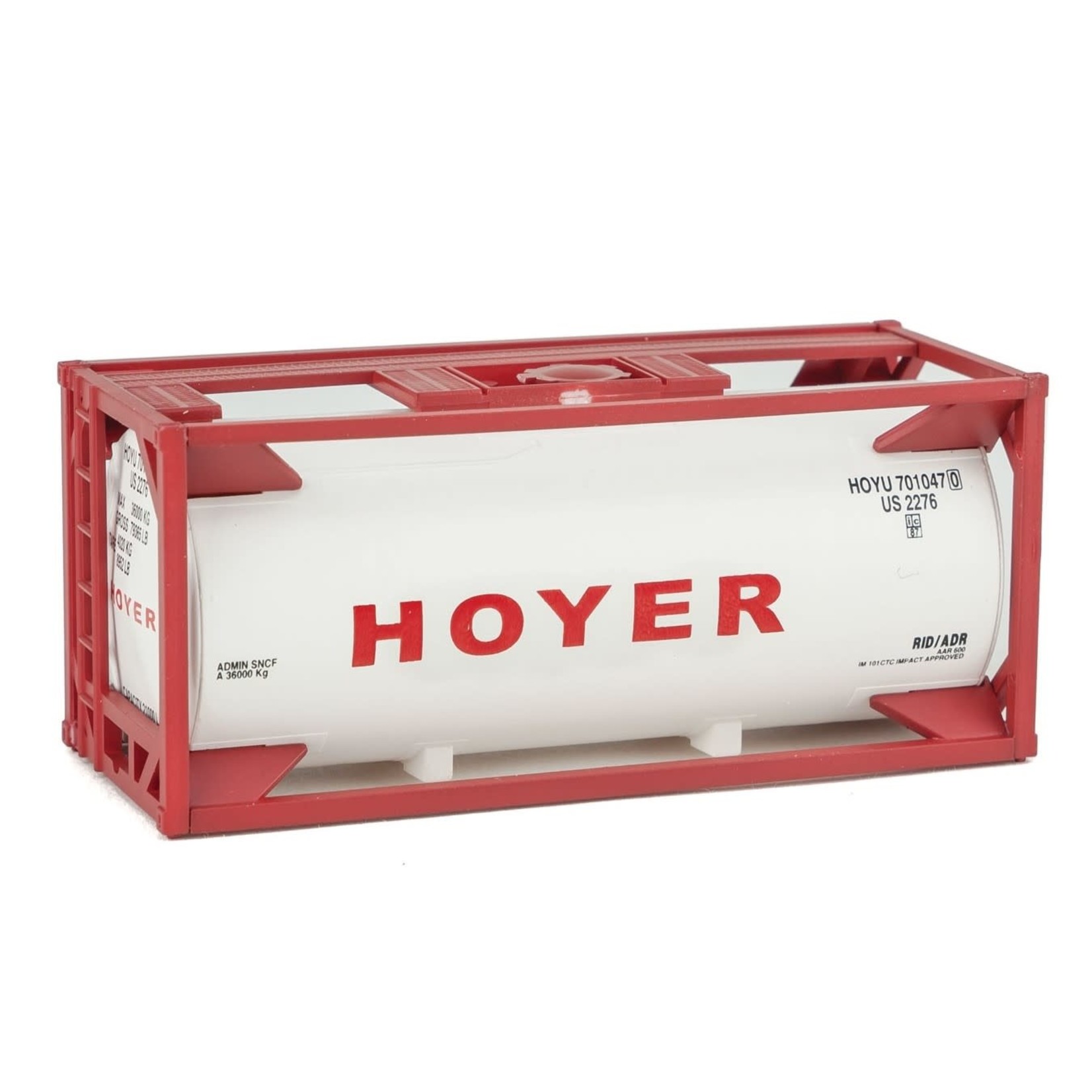 Walthers Scenemaster 20' TANK CONTAINER KIT HOYER HO