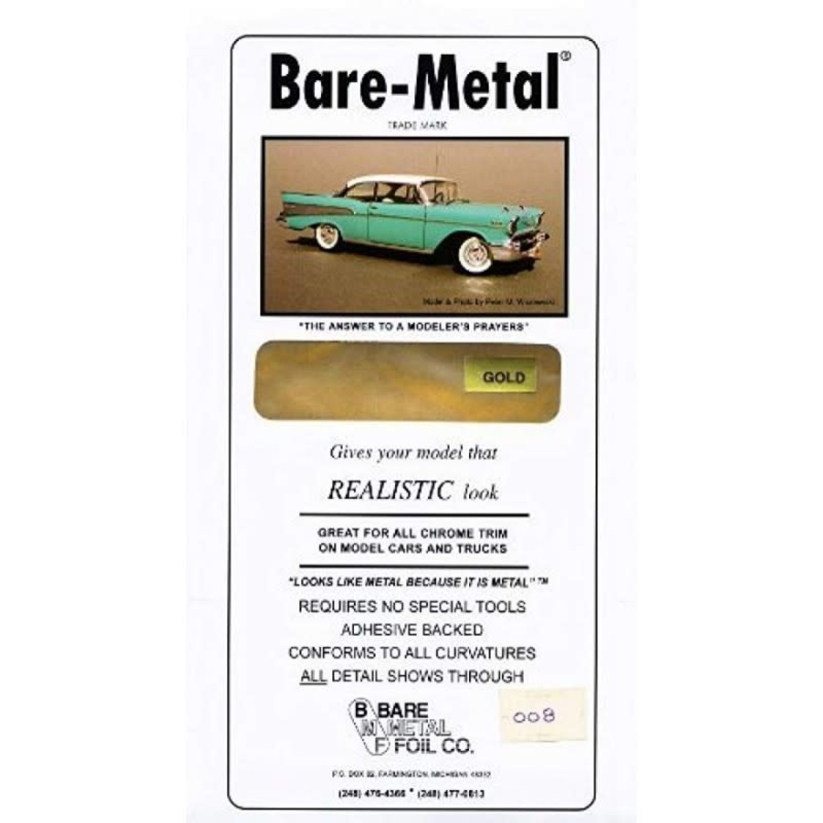 Bare Metal Foil BARE-METAL FOIL GOLD