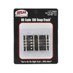 Atlas CODE 100 1 1/2" STR TRACK 4 HO