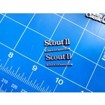 True North RC SCALE CAR BADGE - SCOUT II 1/pk