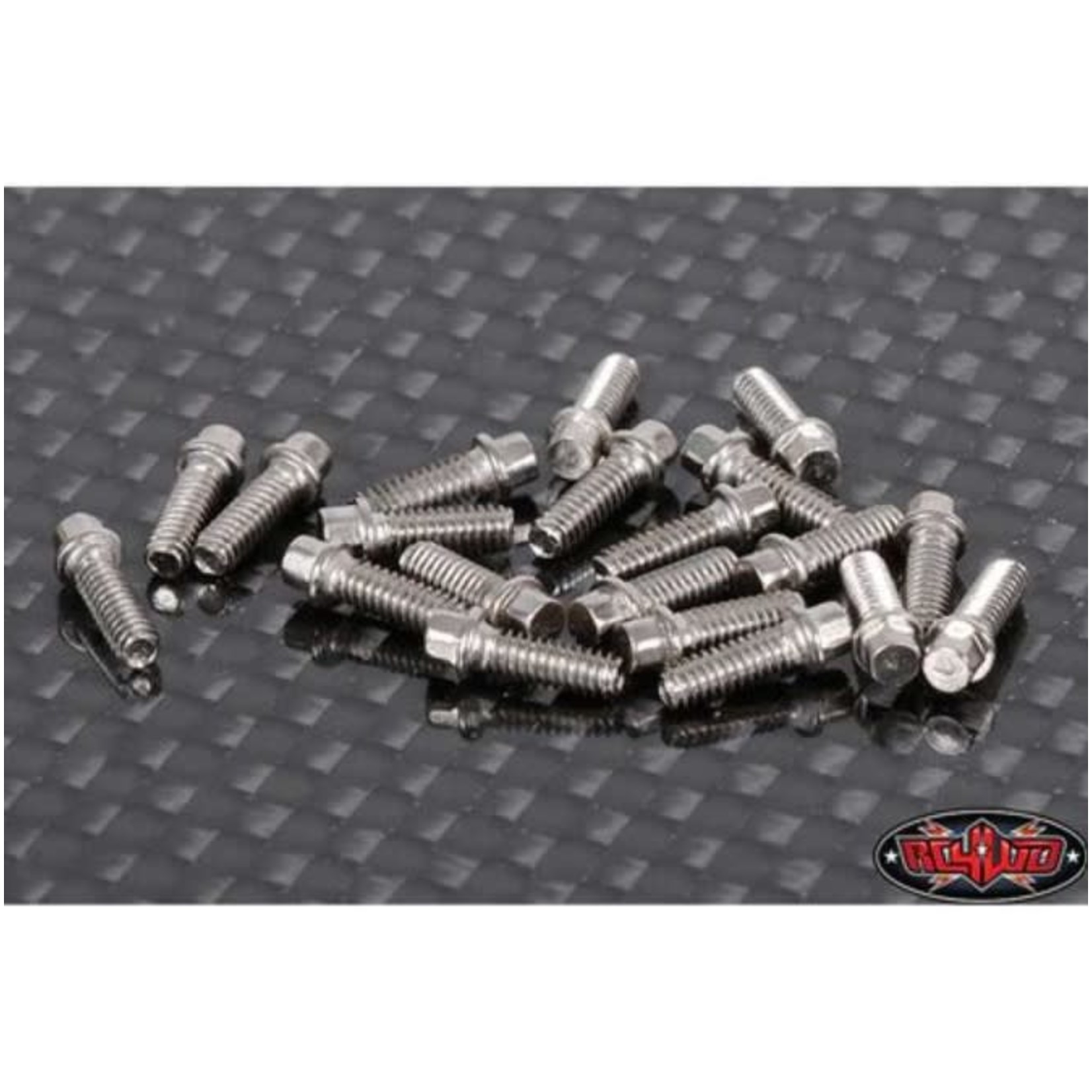 RC4WD MINIATURE SCALE HEX BOLTS M2X6MM SILVER