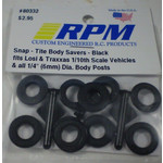 RPM Body Savers 3/16" Posts Black