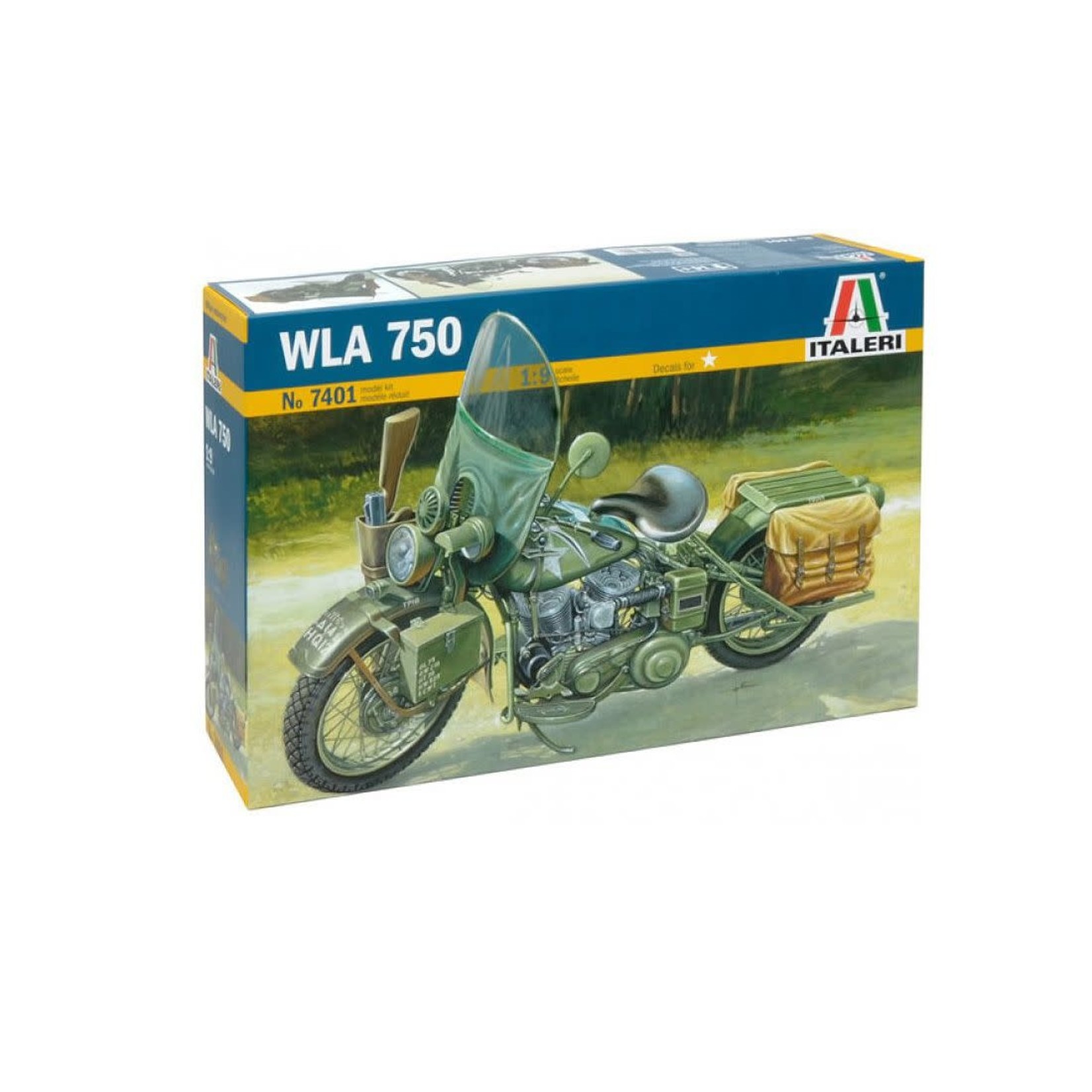 Italeri 1/9 WLA 750 Us Military Cycle Kit
