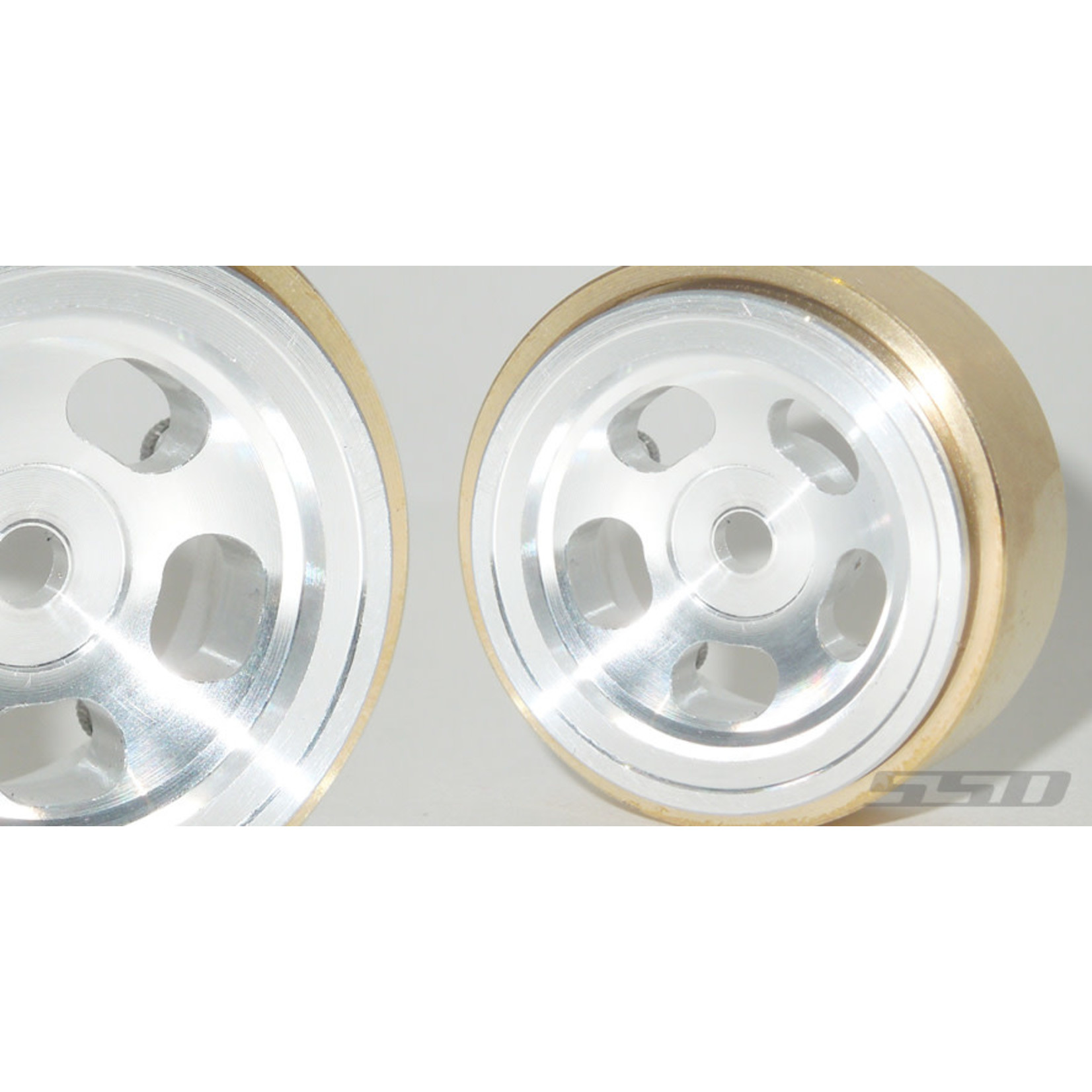 RC4WD 1.0 Aluminum / Brass Slot wheels 2/pk