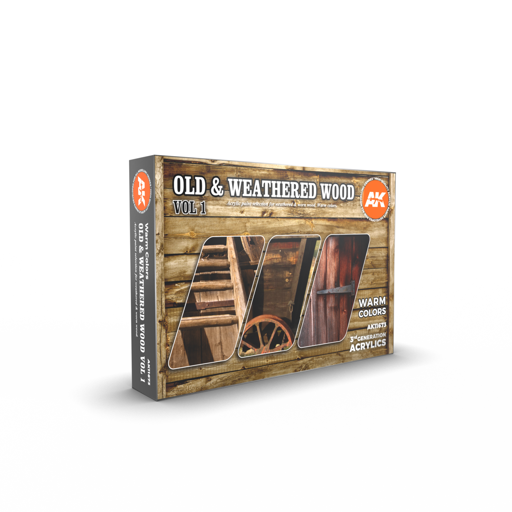 AK Interactive 3G Old & Weathered Wood Vol.1