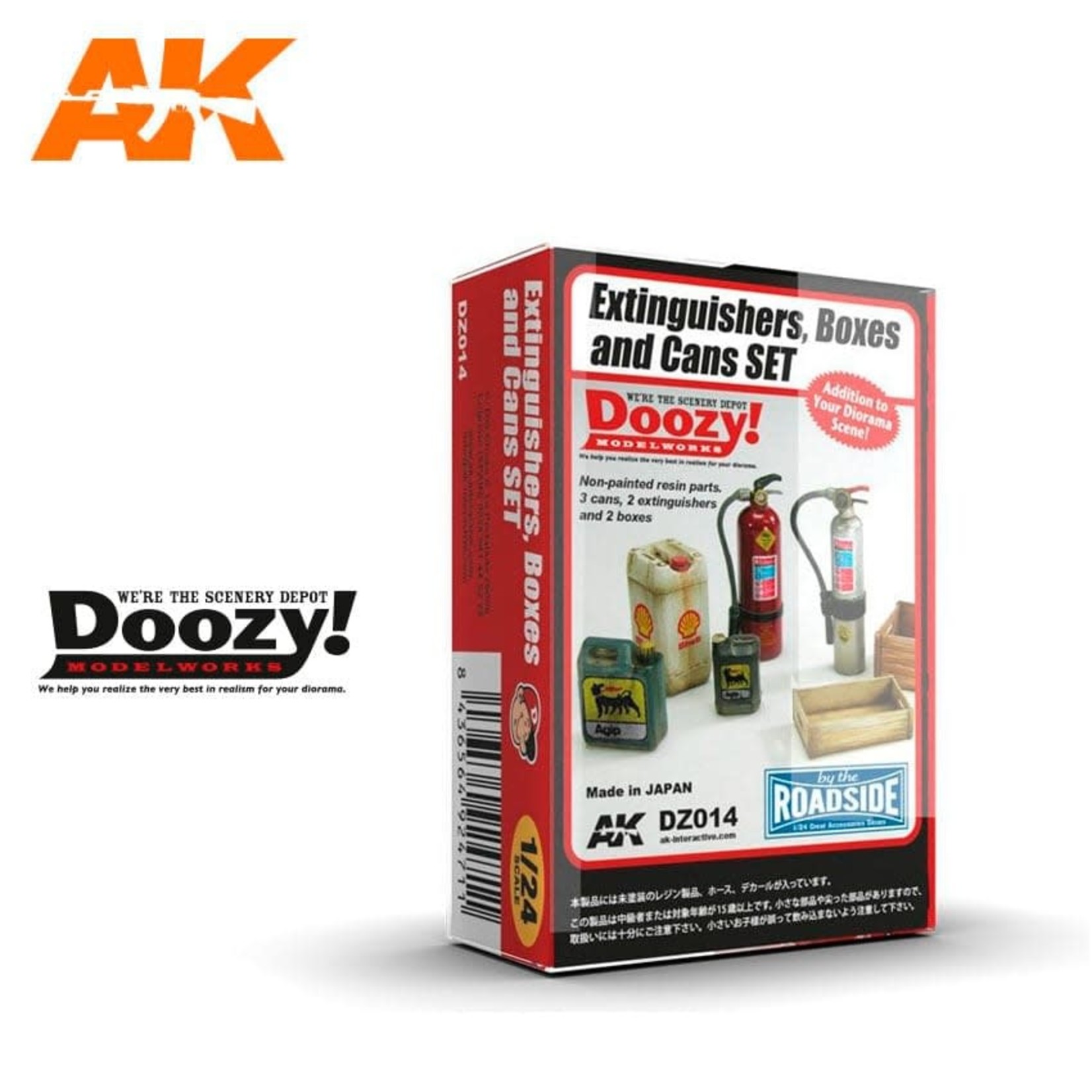 Doozy 1/24 Extinguishers, Boxes And Cans Set Kit-Clearance