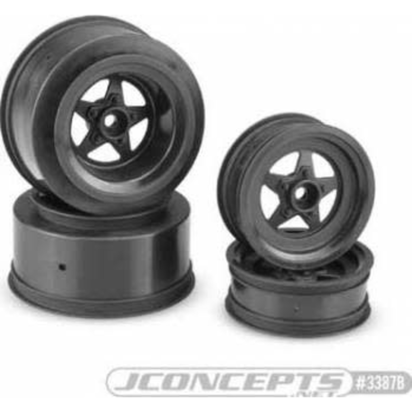 J Concepts 2.2 Startec Street Eliminator Wheel, Black: SLH, SLH 4x4