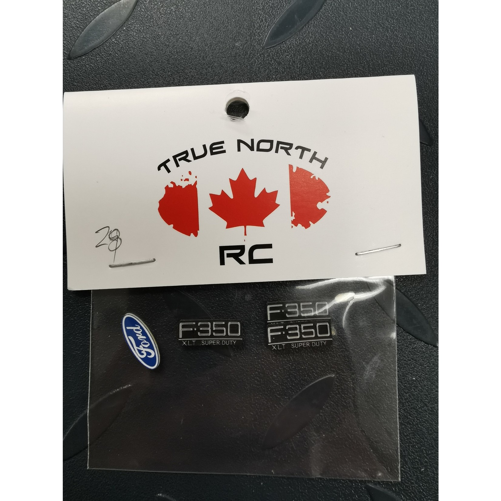True North RC 1/10 Scale Car Badges - Ford F350 XLT