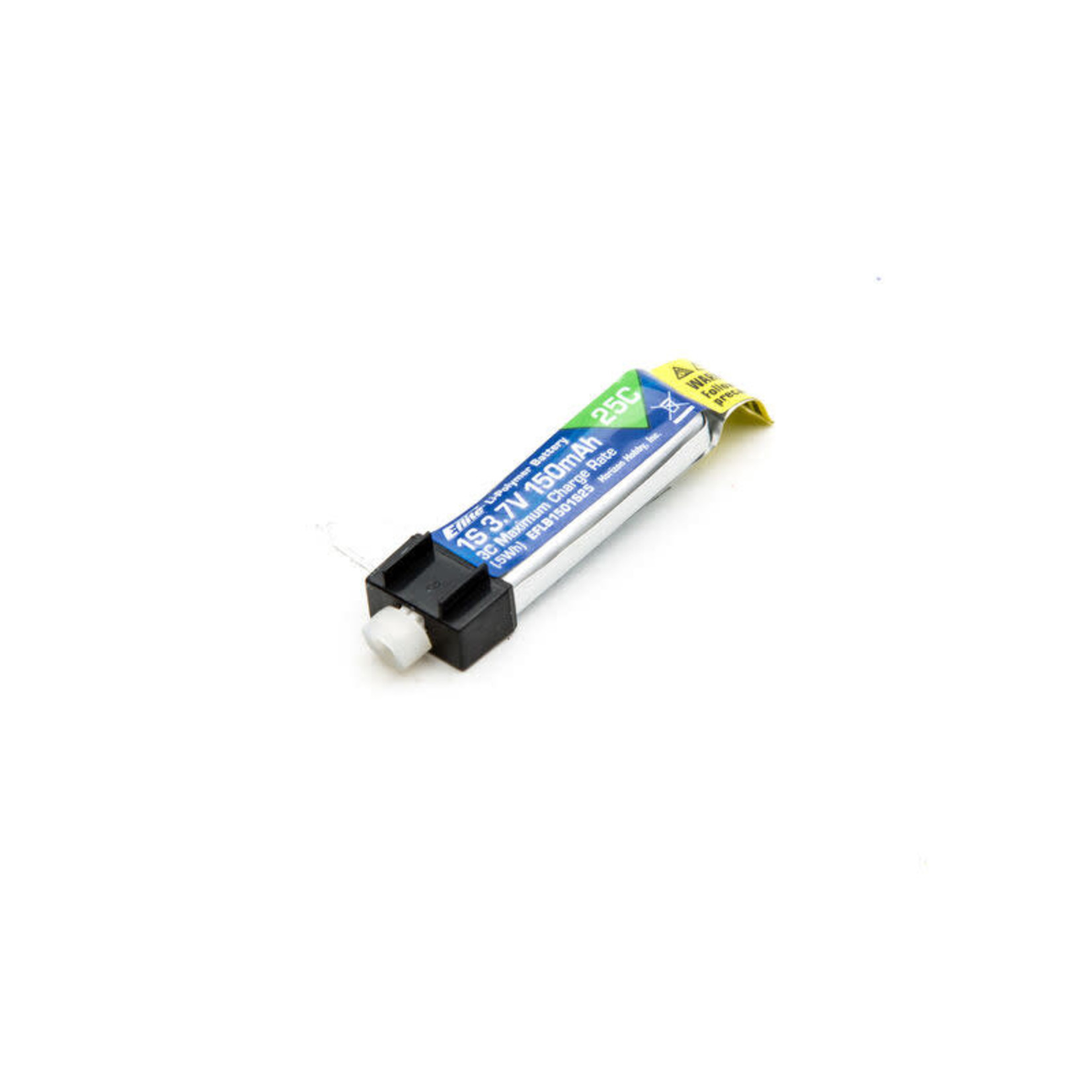 E-flite 3.7V 150mAh 1S 25C Lipo Battery