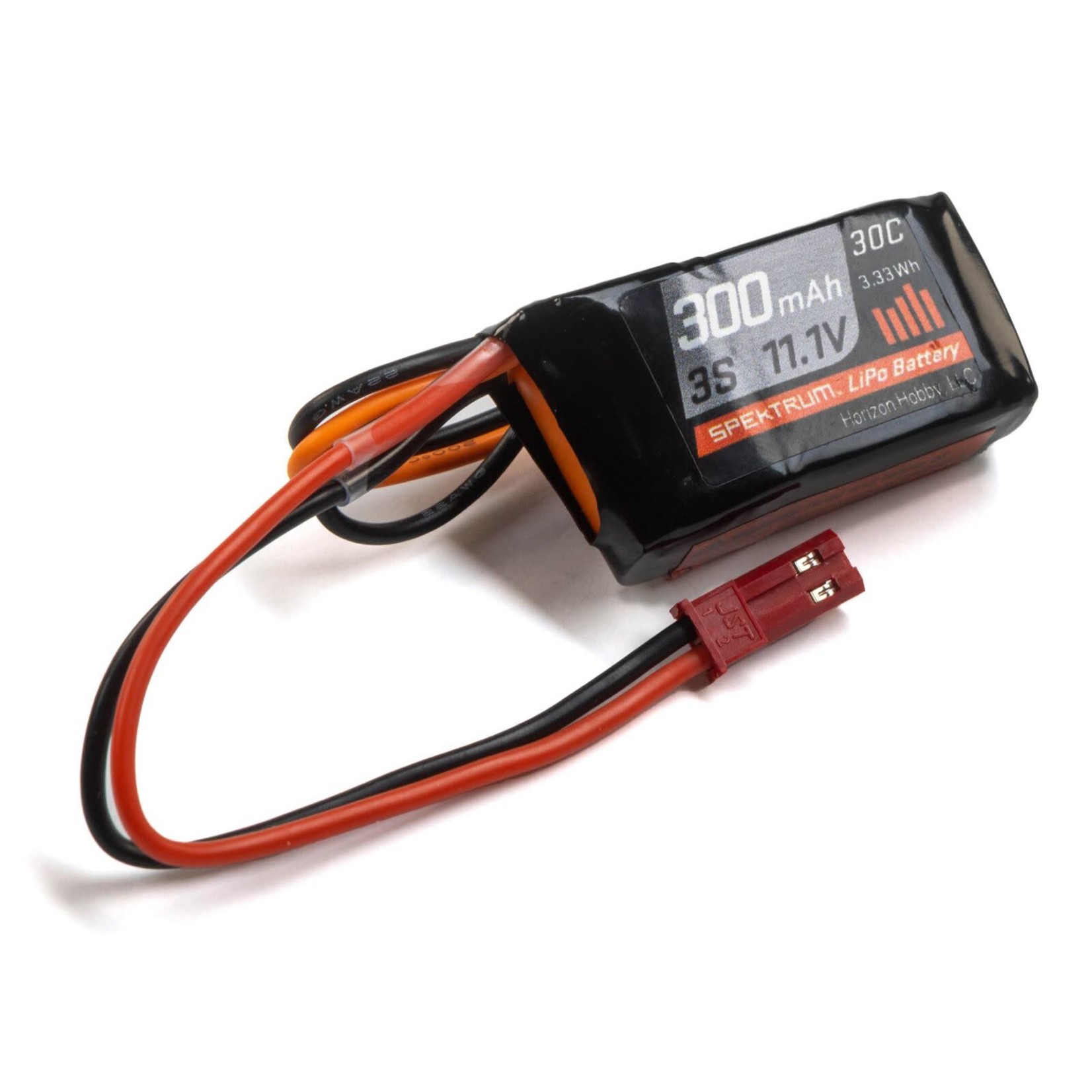 Spektrum 11.1V 300mAh 3S 30C LiPo Battery; JST