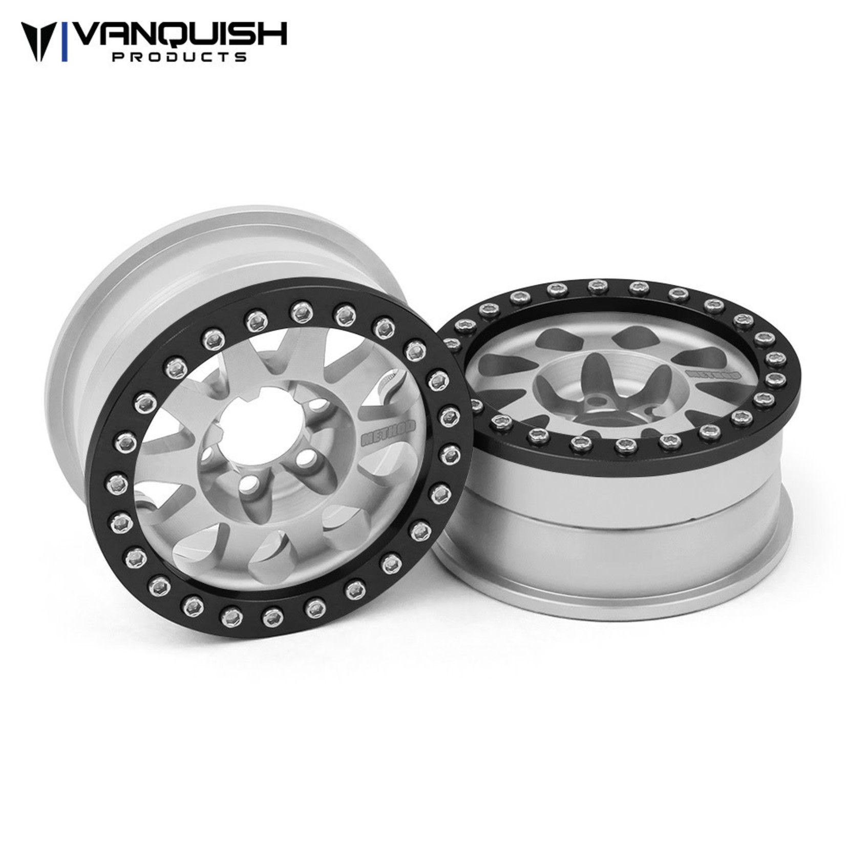 Vanquish RC 1.9 Method Race Wheel 101 Clear Anodized V2 (2)