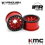Vanquish RC 1.9 KMC KM236 Tank Red Anodized (2)