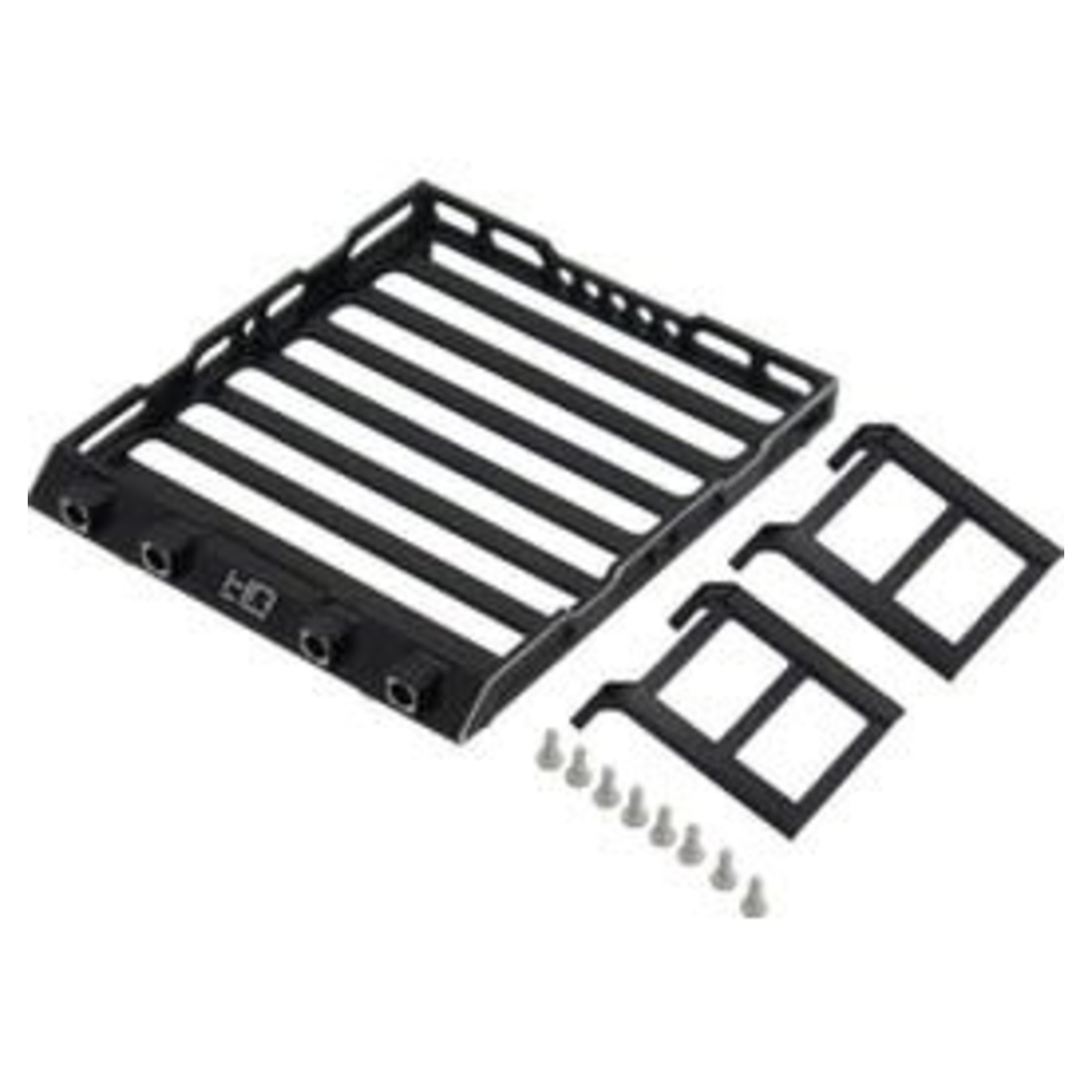 Hot Racing Aluminum Roof Rack with Light Bar SCX24