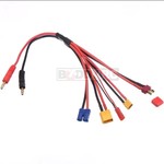 2U Hobby 5 Outlet Universal Charge Cable