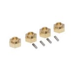 Hobby Details SCX24 3mm Diameter Brass Wheel Hex 4pc