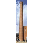 Walthers Cornerstone HO One-Piece Brick Smokestack HO (pkg 2)