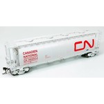 Rapido Trains HO NSC 3800cuft Covered Hopper: CN - White Wet Noodle