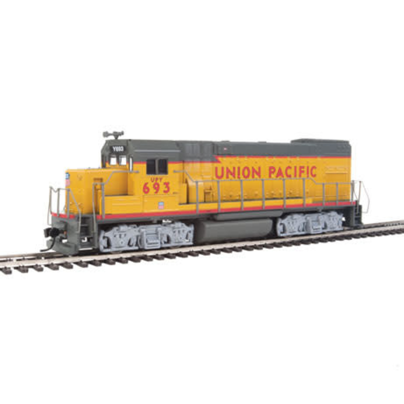 Walthers Trainline HO EMD GP15-1 - Standard DC (Yellow/Gray)UP