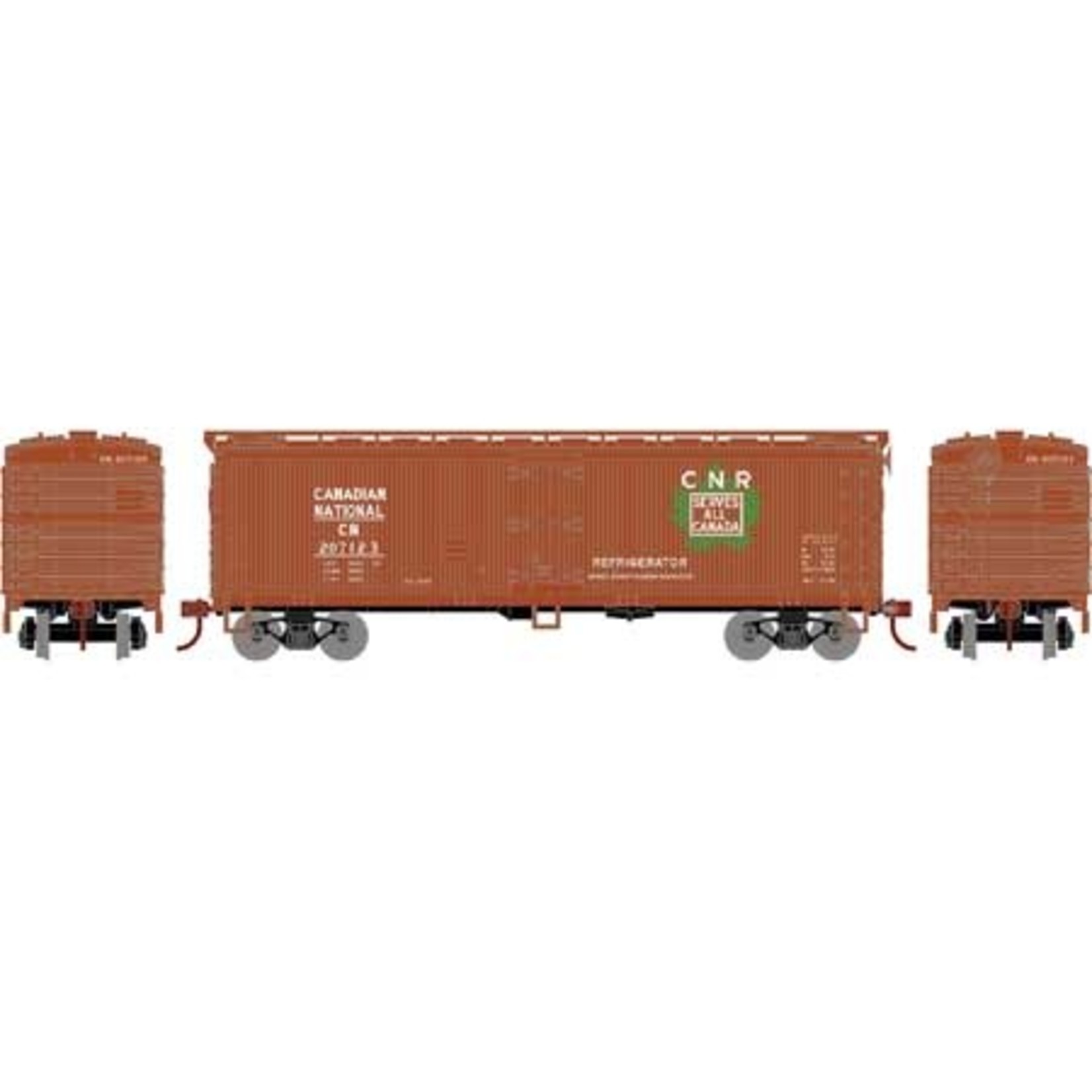 Roundhouse HO 40' Wood Reefer, CN #207027