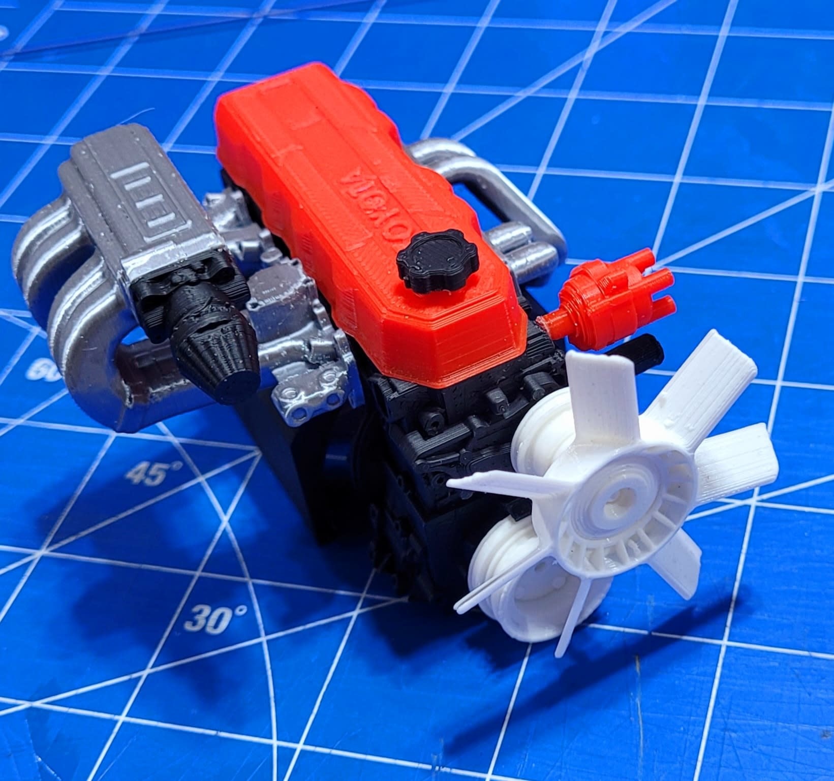 1/10 Toyota 22RE Motor Cover for Scale Crawlers Paris Junction Hobbies