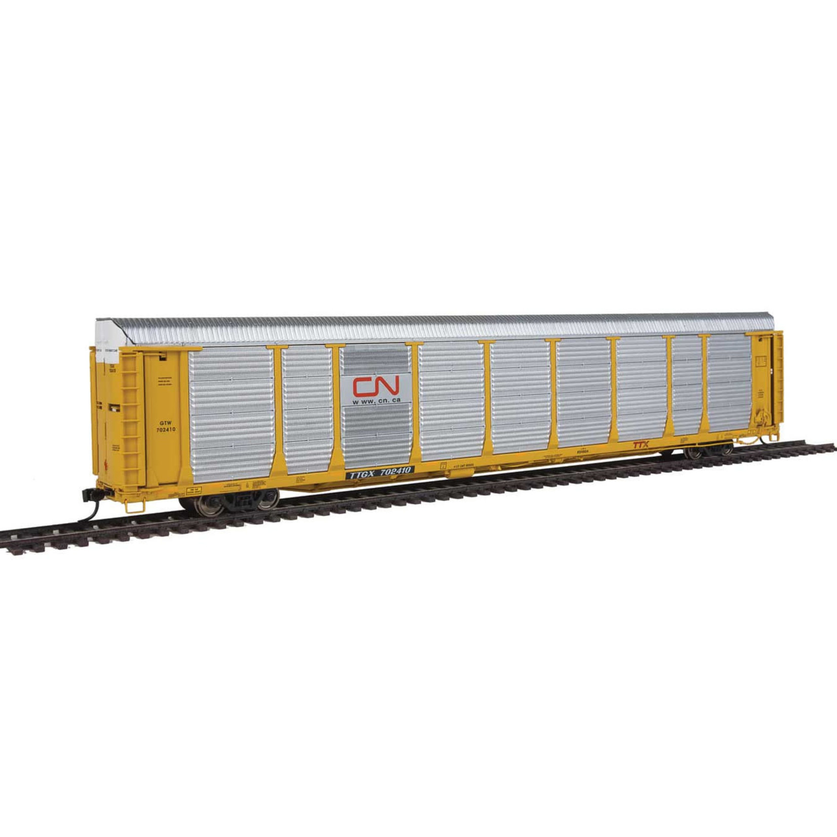 Walthers Proto 89' Bi-Level Auto Carrier CN 702375 HO