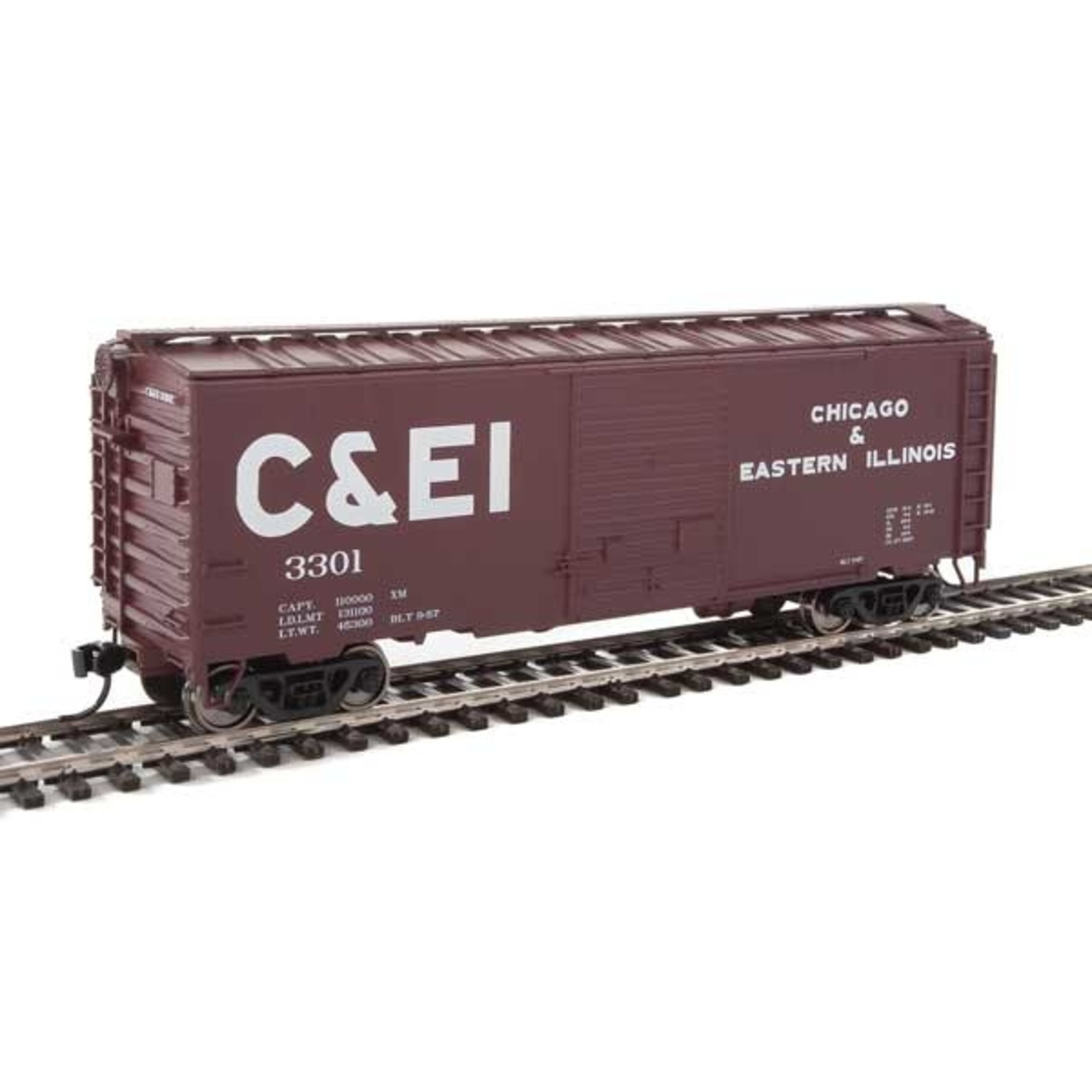 Walthers Mainline 40' ACF Welded Boxcar w/8' Youngstown Door C&EI #3301 HO