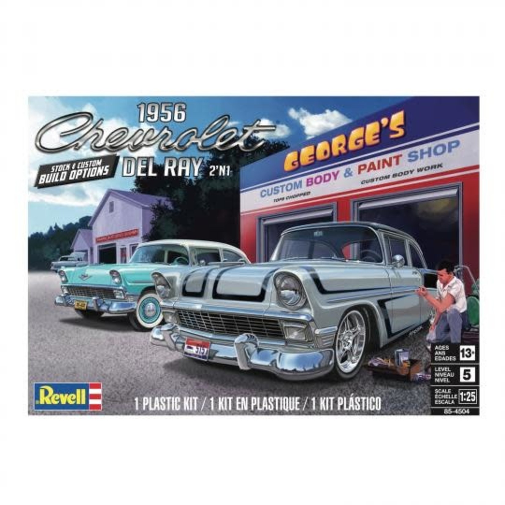 Revell 1/25 56 Chevy Del Ray 2n1 Kit