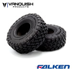 Vanquish RC 1.9 Falken Wildpeak M/T Tires (2) Red Compound