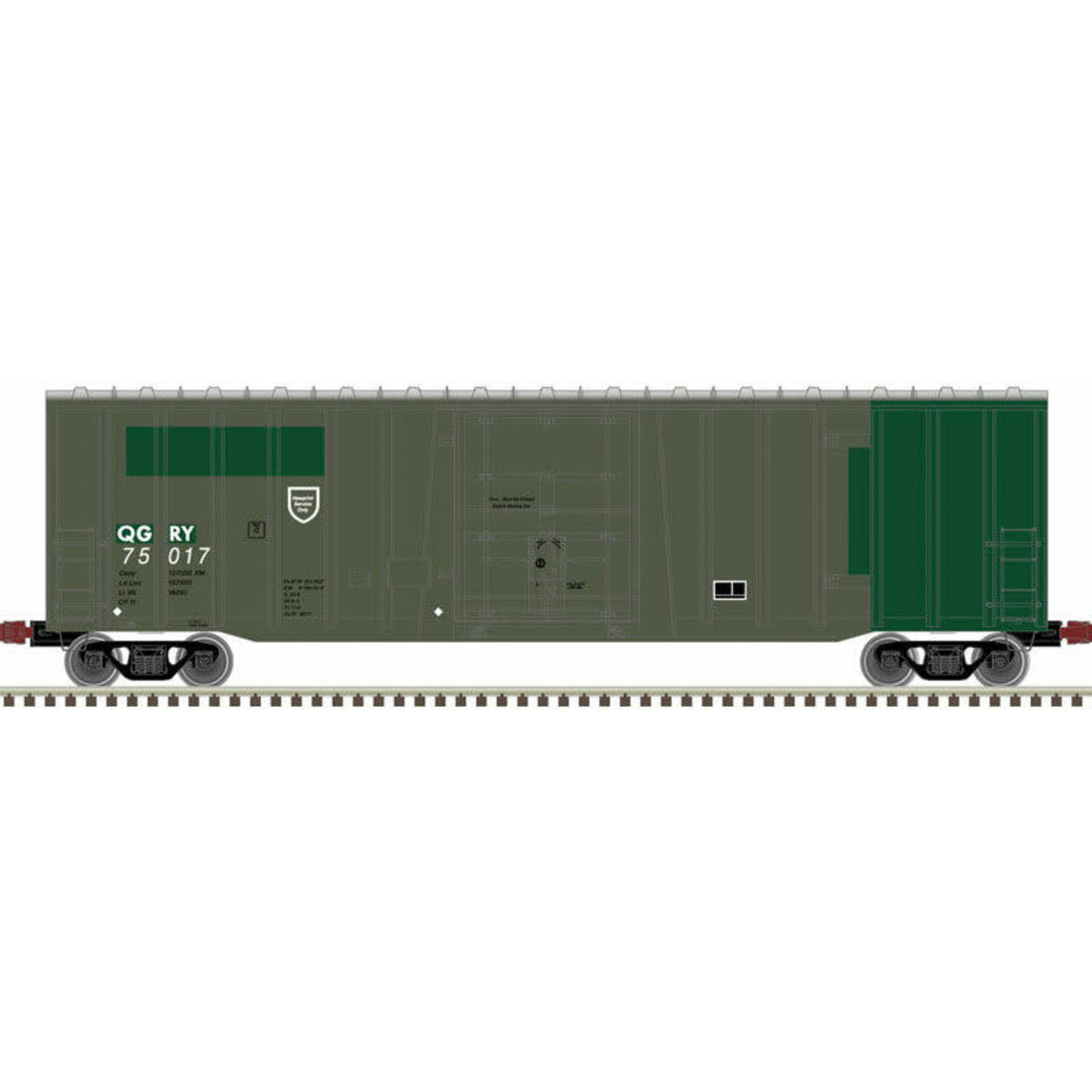 Atlas HO NSC 5277 50' Plug-Door Boxcar  QG 75130