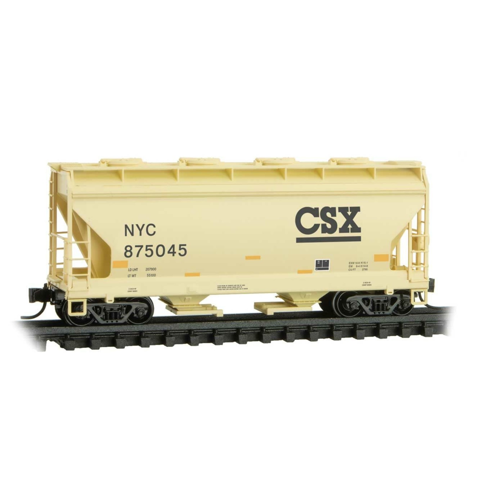 Micro Trains N ACF 39' 2-Bay Center-Flow Covered Hopper #875045