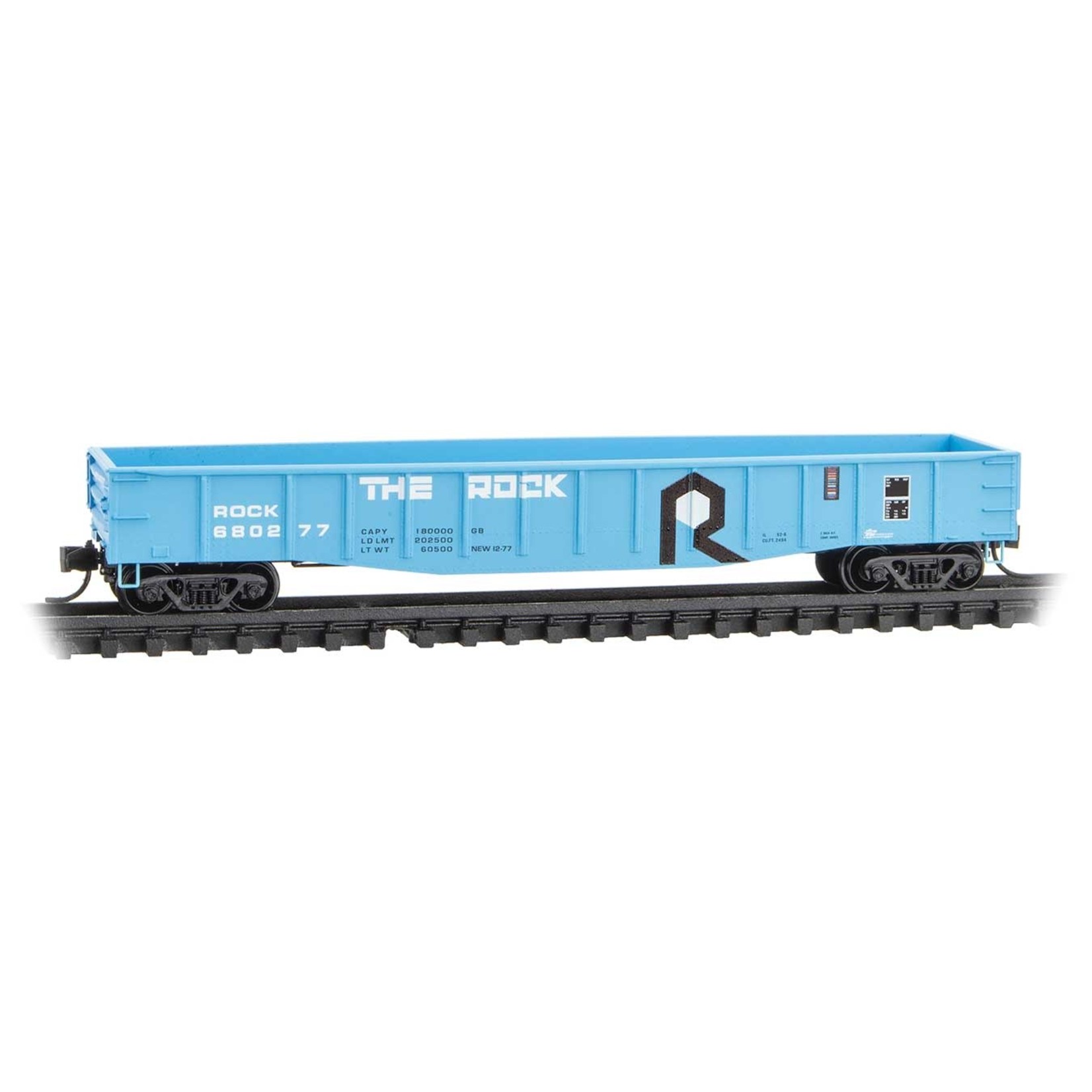 Micro Trains N 50' 15-Panel Fixed-End Gondol RI #680277