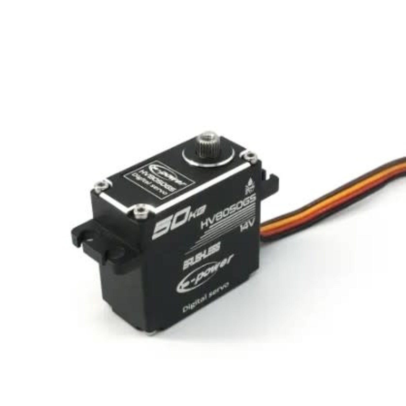 E-Power HB8050GS - Aluminum Case Metal Grear Brushless Digital 50kg 0.09sec HV Servo 180°