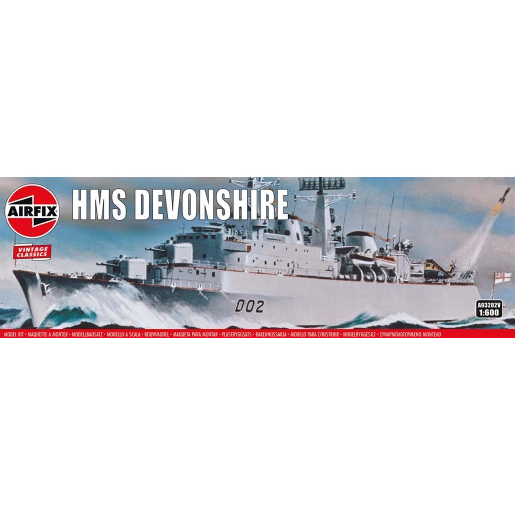 Airfix 1/600 HMS Devonshire Kit