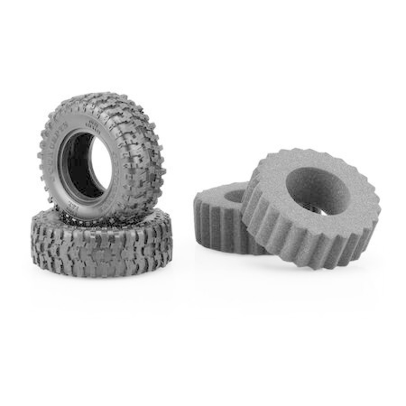 J Concepts 1.9 Tusk - Green Compound, Scale Country Tires (3.93" OD)