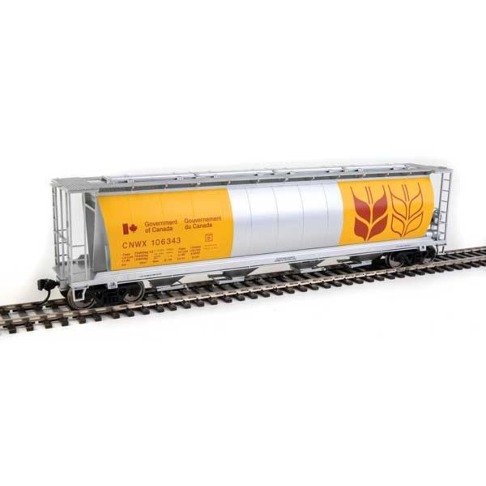 Walthers Mainline HO 59' Cylindrical Hopper CNWX #106614