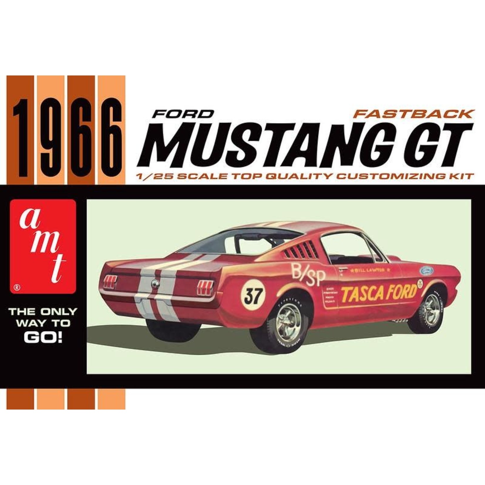 MPC Models 1/25 1966 Ford Mustang Fastback 2+2 Kit