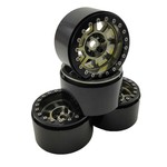 Hobby Details 2.2"  Aluminum  Beadlock Wheels Buck  (4) (Ink)